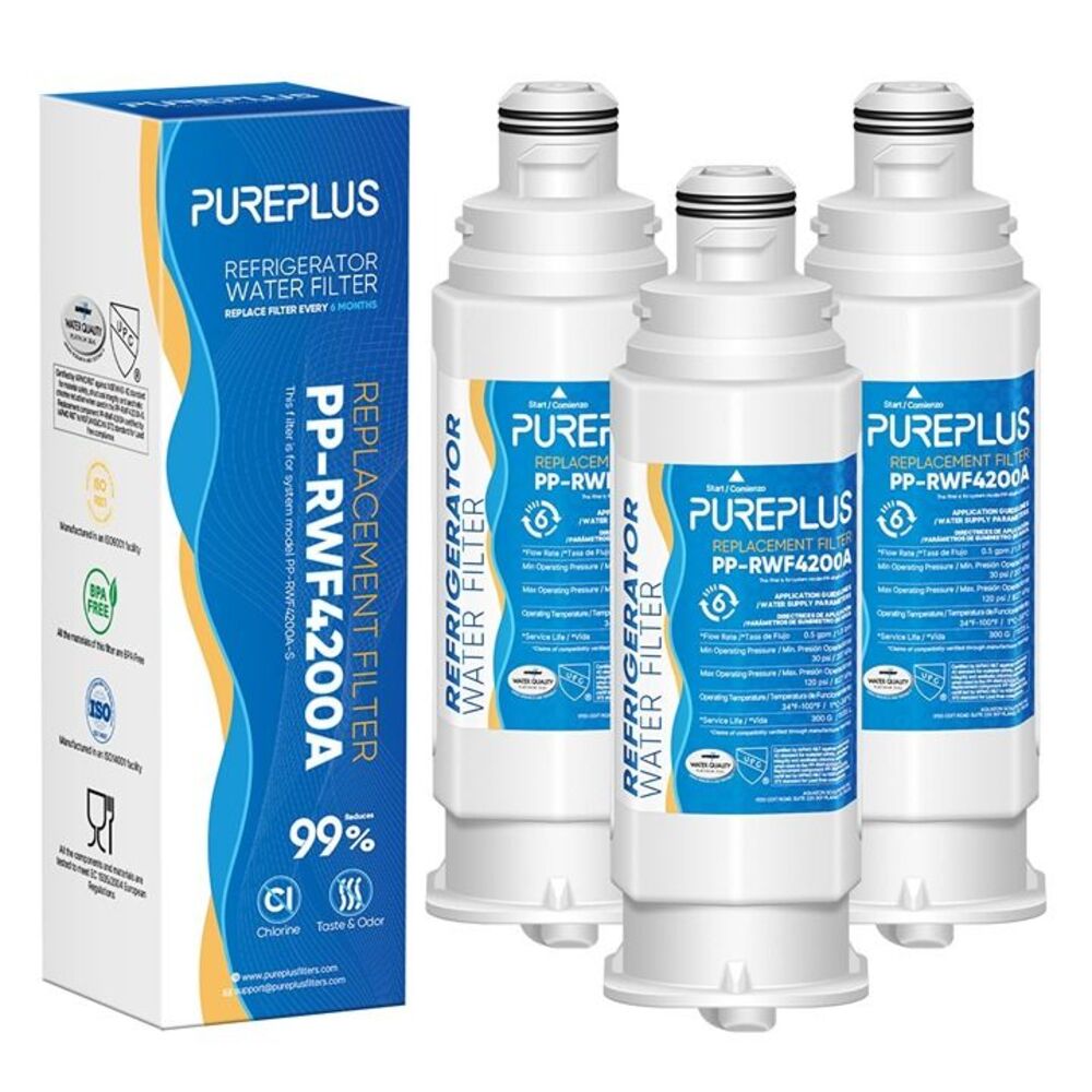 PUREPLUS DA97-17376B Replacement for Samsung Water Filter, 3 Pack